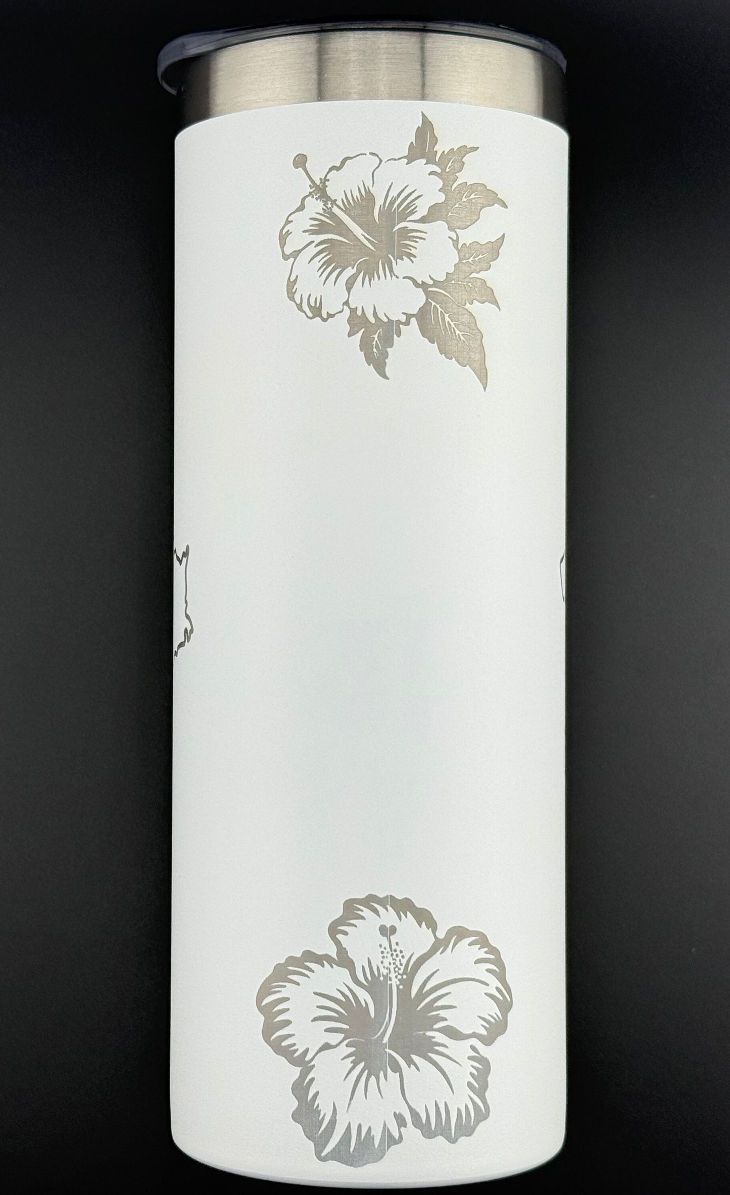 Puerto Rico Hibiscus Flower Tumbler