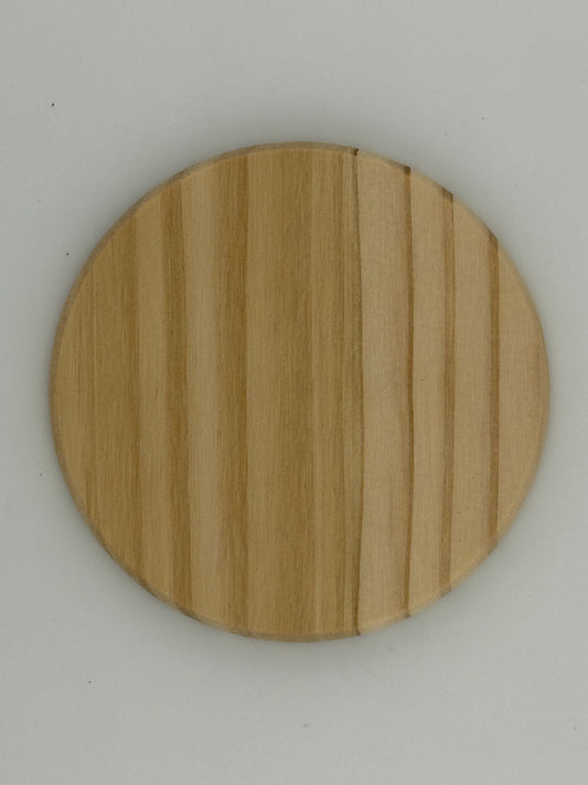 4" inch Wood Coaster Set