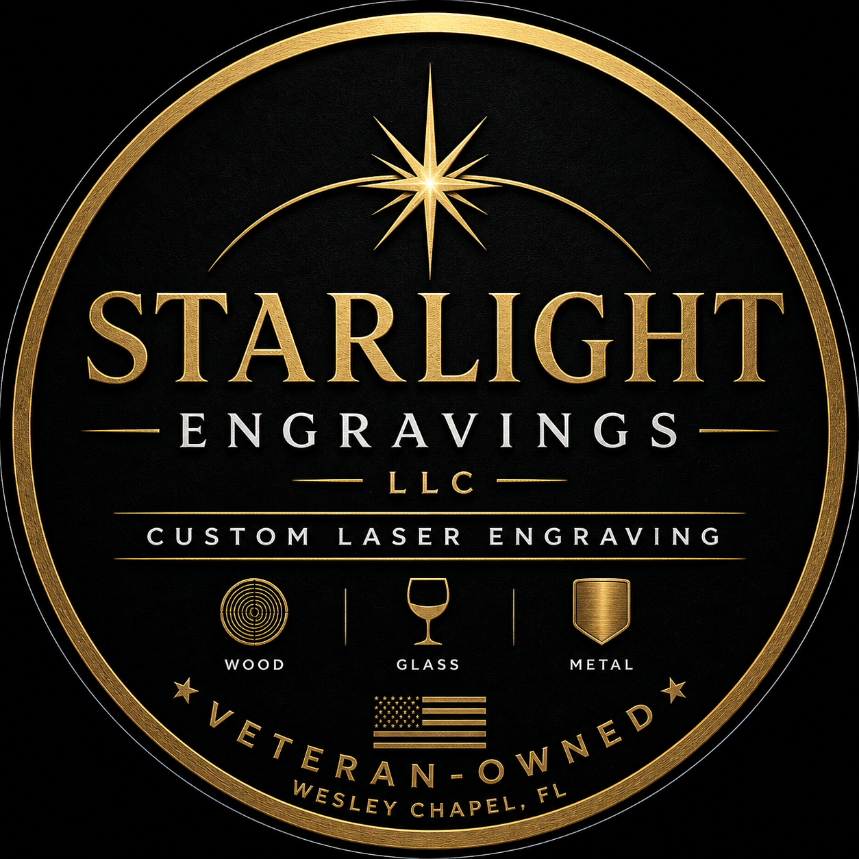Tarjetas de regalo de Starlight Engravings LLC