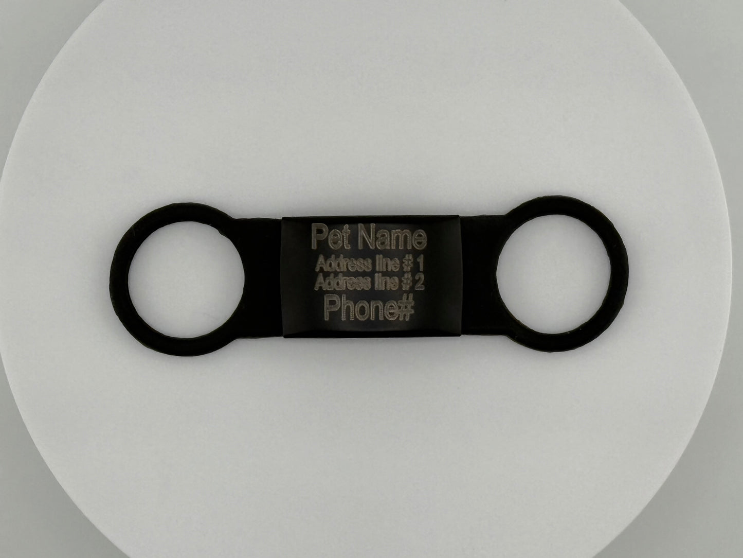 Etiqueta para collar de mascota