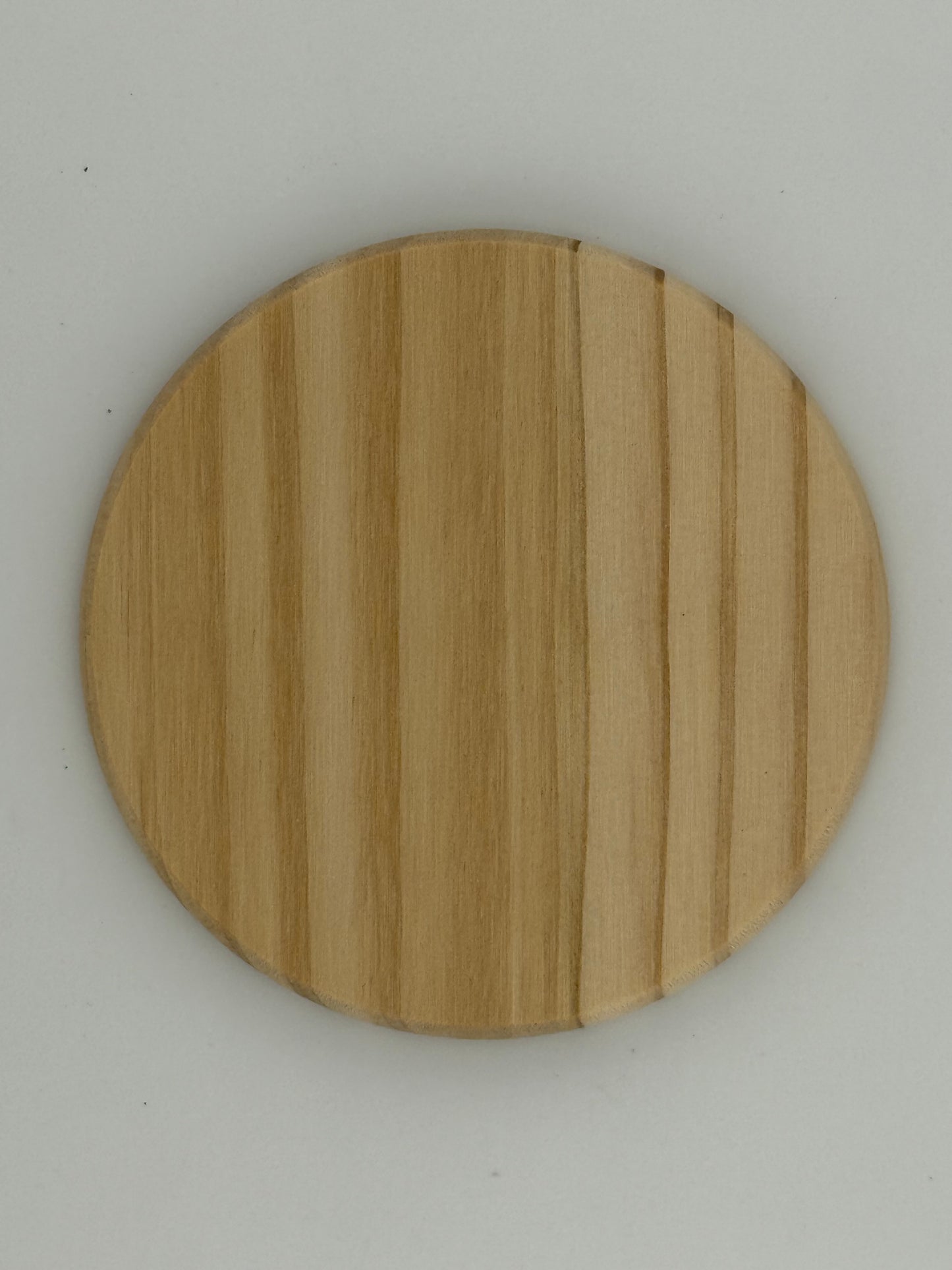 Juego de posavasos de madera de 4 pulgadas