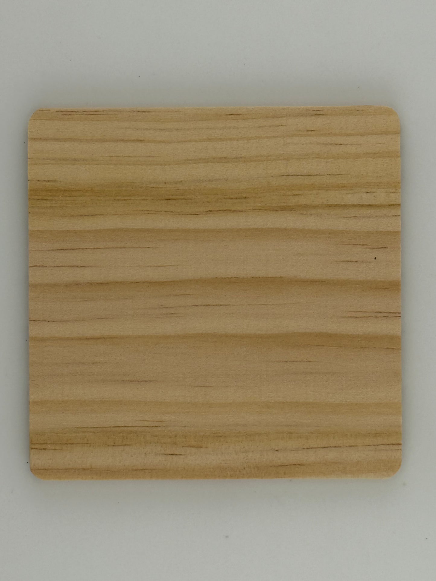 Juego de posavasos de madera de 4 pulgadas