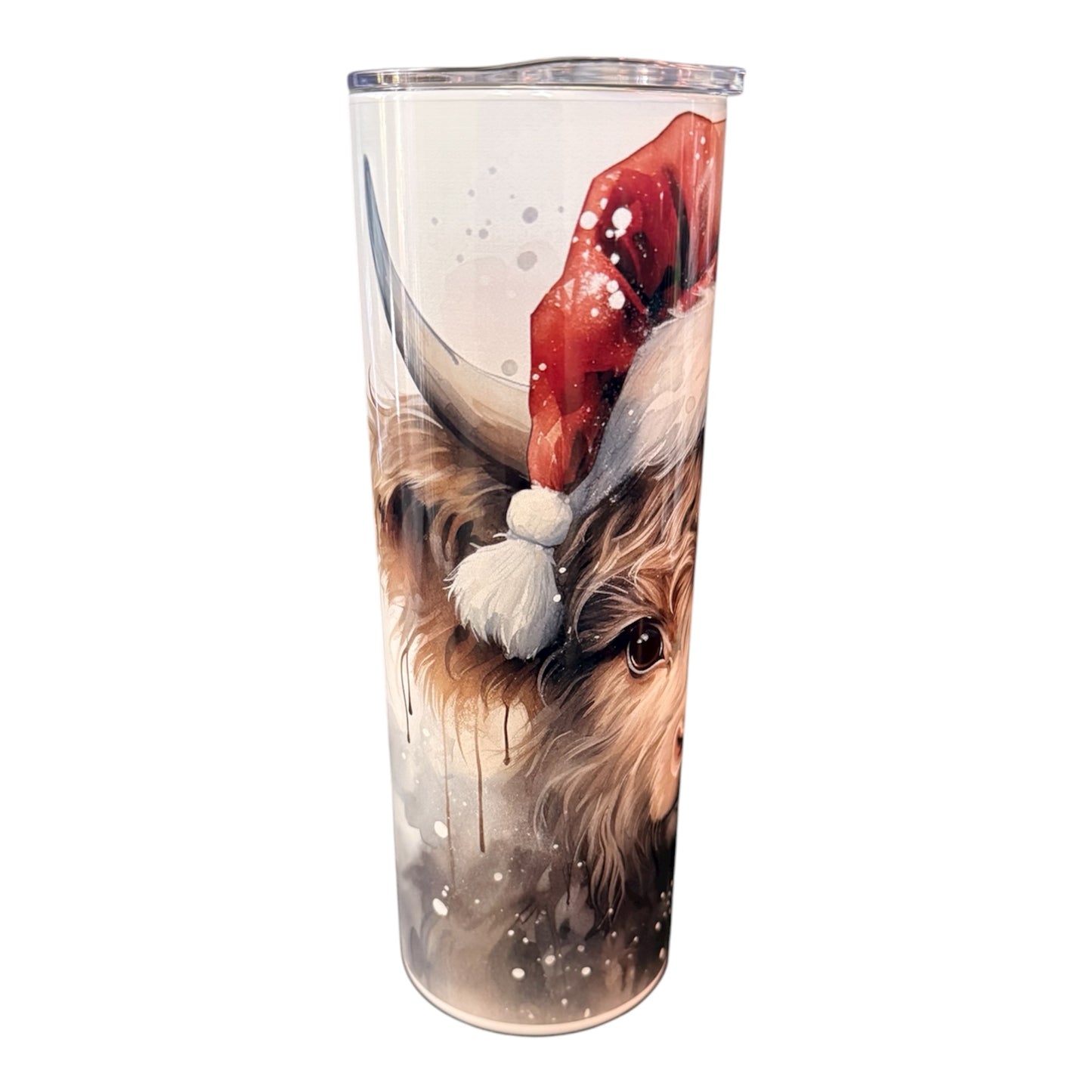 20 oz Skinny Christmas Tumbler – Festive Holiday Design