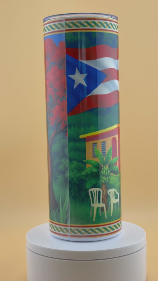 20 oz Skinny Tumbler – La Casita Puerto Rico